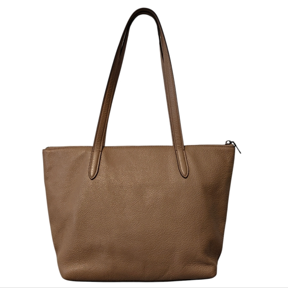 COACH Taylor Tote In Tan Pebble Leather - Picture 2 of 16